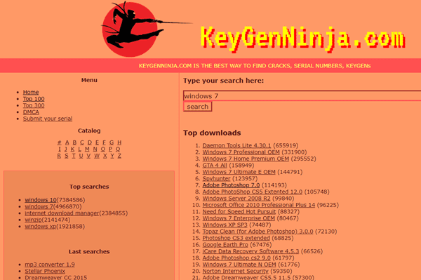 free serial keys for software